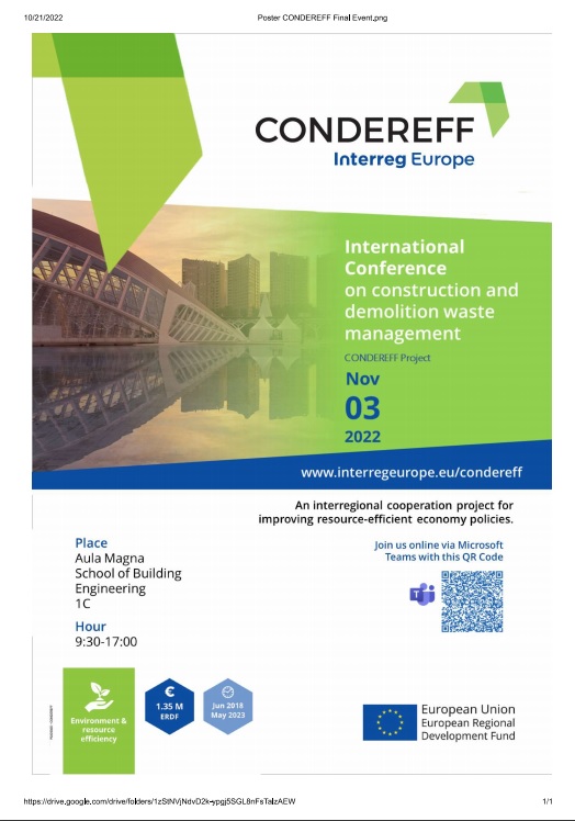 Η Περιφέρεια Θεσσαλίας στο διεθνές συνέδριο  Condereff 